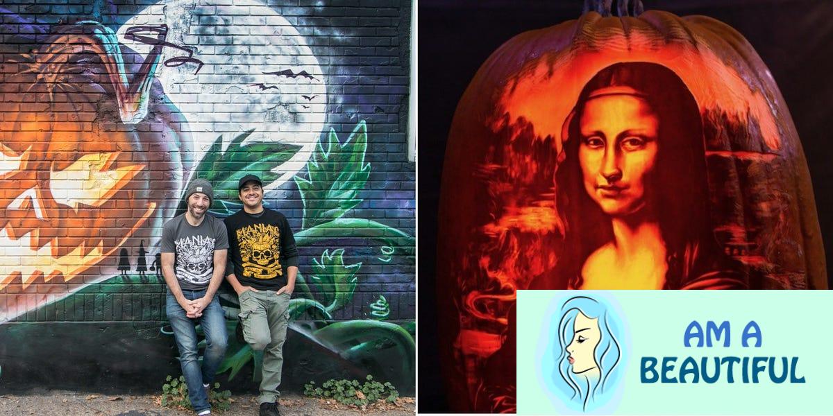 I’m a professional pumpkin carver whose creations resemble celebrities, famous artwork, and characters like Paddington. They take up to 20 hours to make and can costs thousands.